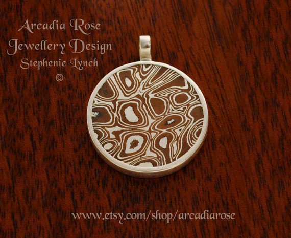 Items Similar To Mokume Gane Large Pendant Random Pattern Fine Silver   Il 570xN.561751273 8t19 