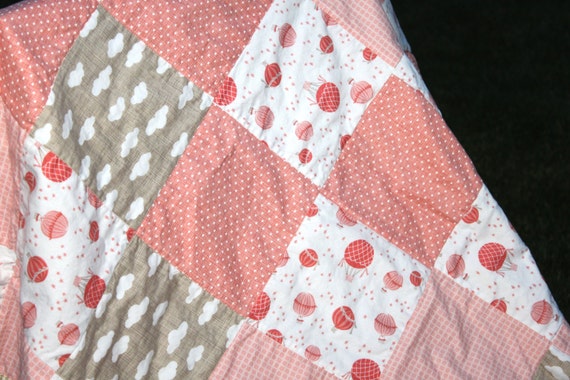 Up, Up, and Away Crib Size Quilt Il_570xn