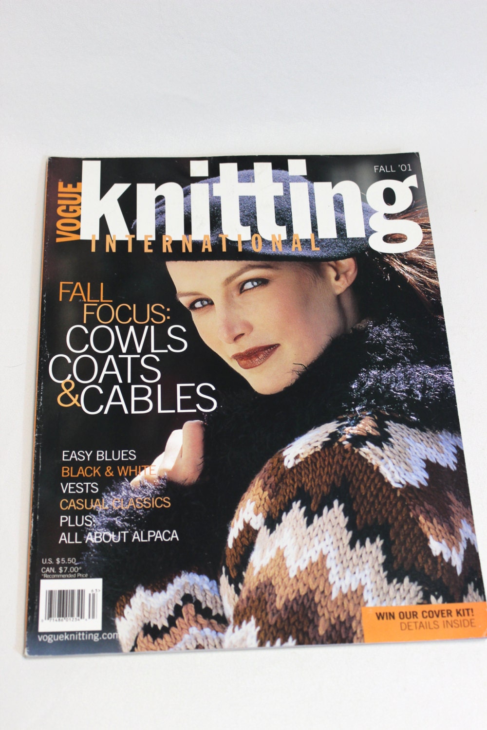 Vogue Knitting Magazine Back Issue Fall 2001