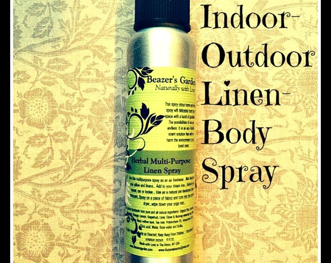 Natural Linen and Air Spray - Home and Living - Room Spray - Eco Home Clean Products - Eco Etsy - Holiday Gifts - Home Aromatherapy