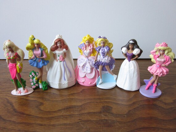 Barbie Figures 1991 McDonald's Happy Meal Set by NostalgiaMama