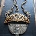 Antique French Art Deco Paste Necklace, Drinking from the Chalice, by RusticGypsyCreations