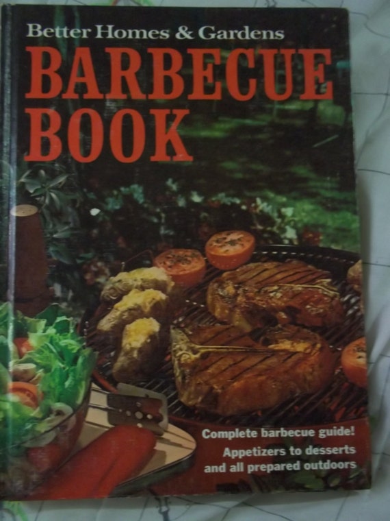 BARBECUE Book cookbook recipes 1969 edition HB by vintagebooklover