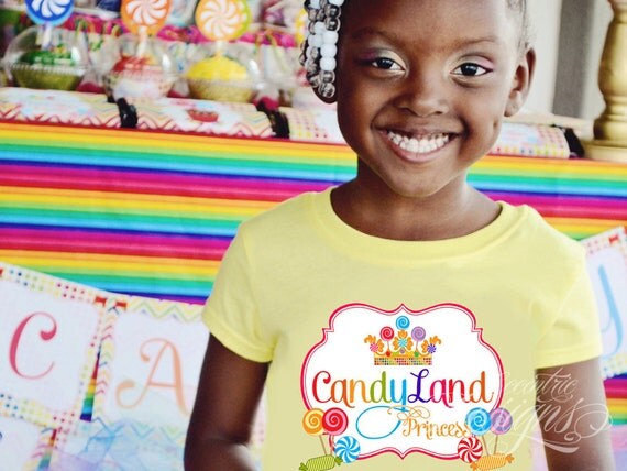 Candyland Collection - Printable Tshirt Iron on Transfers - Toddler or Pre-K Il_570xn