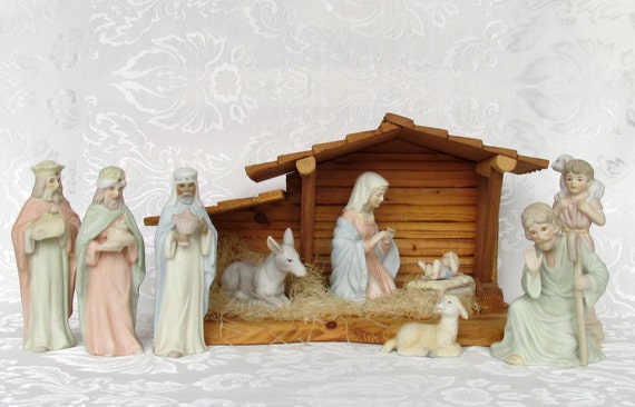 lefton the christopher collection 9 piece nativity set 00350 lefton the christopher collection 9 piece nativity set 00350