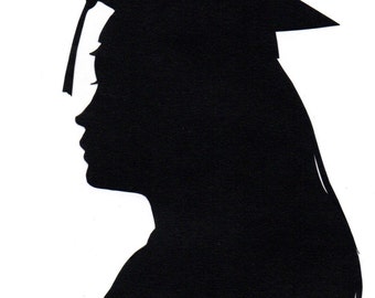 graduate silhouette – Etsy