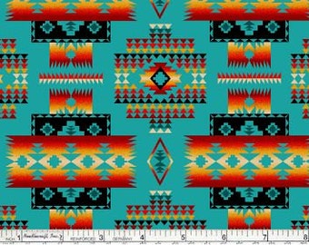 Tribal Print Fabric by Half Yard Designed for Elizabeth's Studio