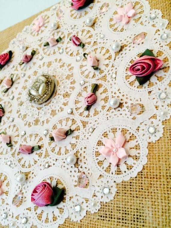 Shabby chic wall art. A fun decoupage collage of a by SimplyParis