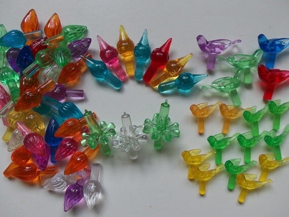 ceramic christmas tree plastic peg light bulbs mixed lot of ceramic christmas tree plastic peg light bulbs mixed lot of
