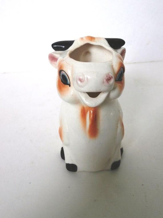 Cow Milk or Creamer Pitcher by Pascalene on Etsy