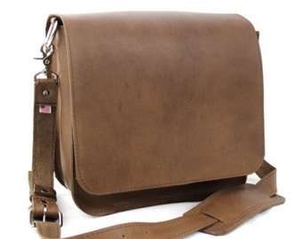 10" Brown Brooklyn Mission iPad Tablet Bag