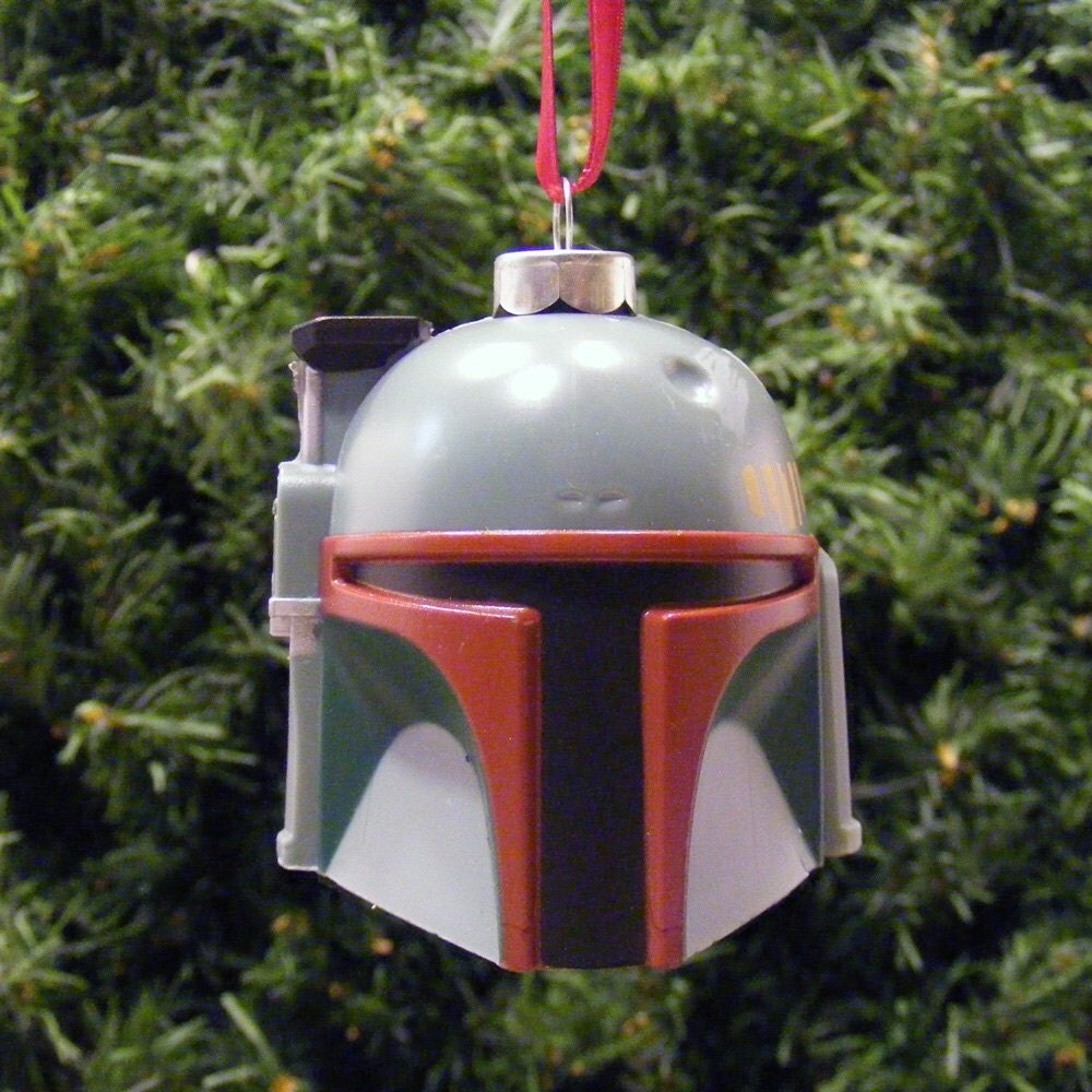 star wars boba fett helmet head christmas ornament star wars boba fett helmet head christmas ornament