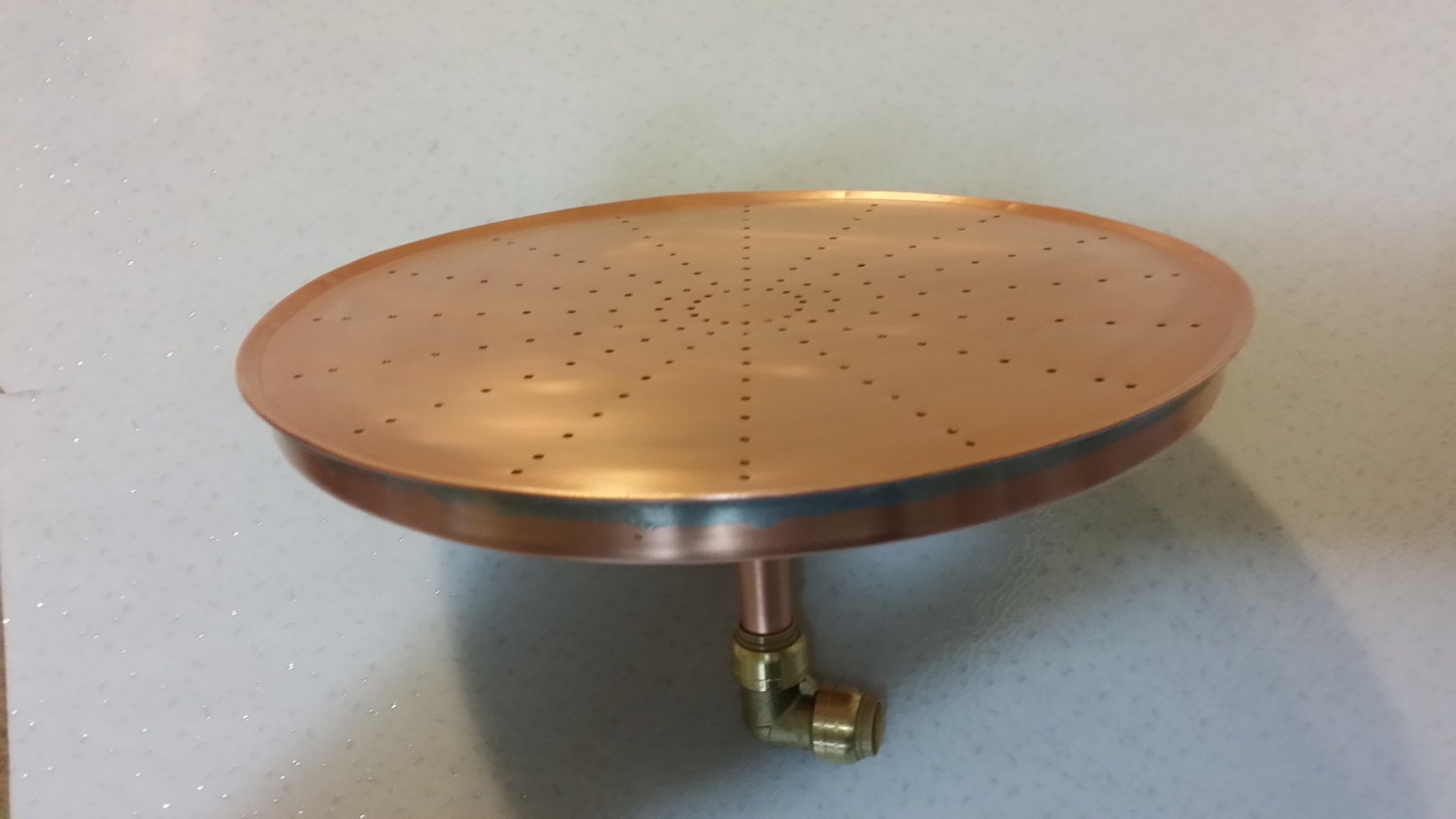 Custom order 10 Copper rain shower head by copperdesign on Etsy