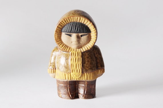 Mid Century Swedish Lisa Larsson for Gustavsberg Eskimo