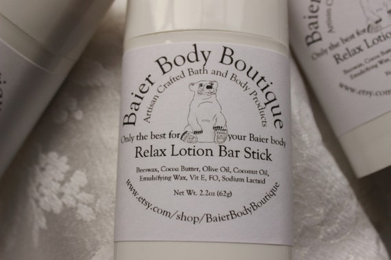 Relax Eucalyptus Lotion Stix handmade with a very relaxing scent of Spearmint FO and EO