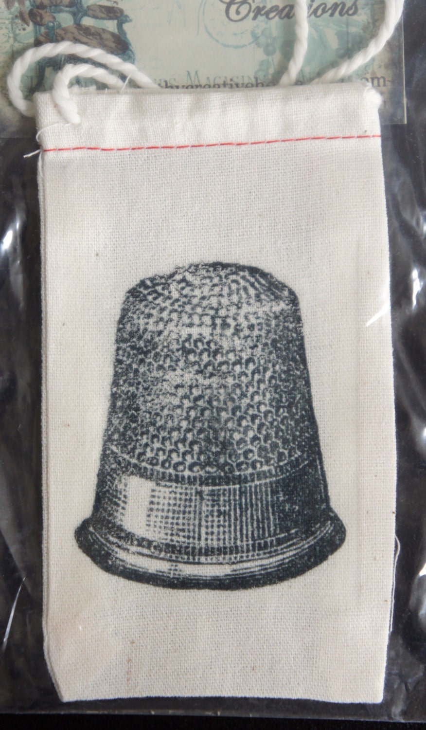 Cloth Drawstring Bag Thimble