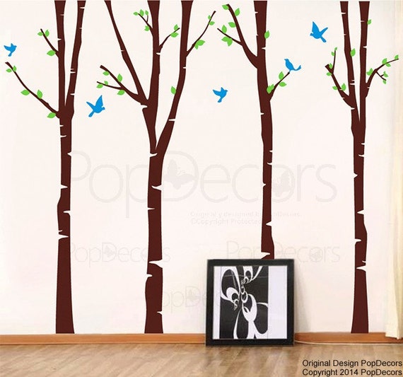 Trees Wall Decal Pediatric Wall Murals Nursery Baby Trees