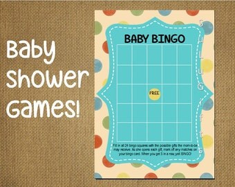 SALE Baby Boy Bow Tie Shower Game Wishes for Baby Advice Cards