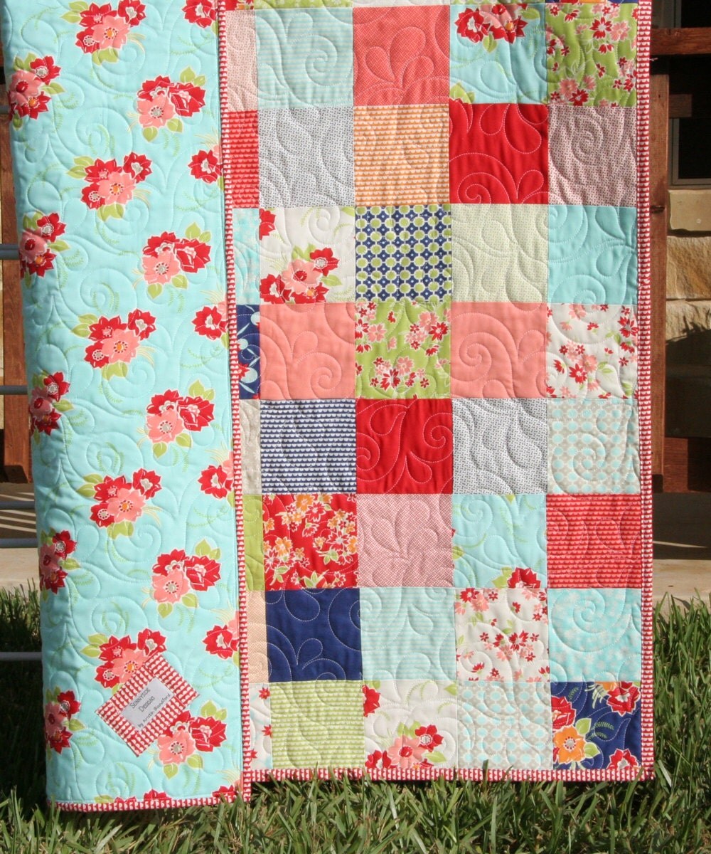 Miss Kate Quilt Kit Bonnie and Camille Moda Fabrics Red