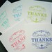 Thank You Notecard Set of 5
