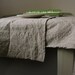 Linen table runner by Lovely Home Idea. Doublesided