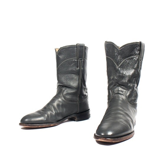 grey roper boots
