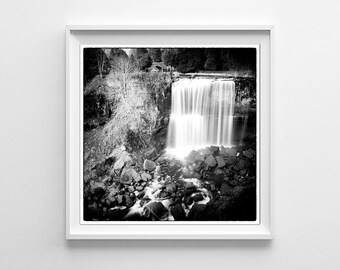 Waterfall Photography, Hamilton Ontario, Webster's Falls Black and ...