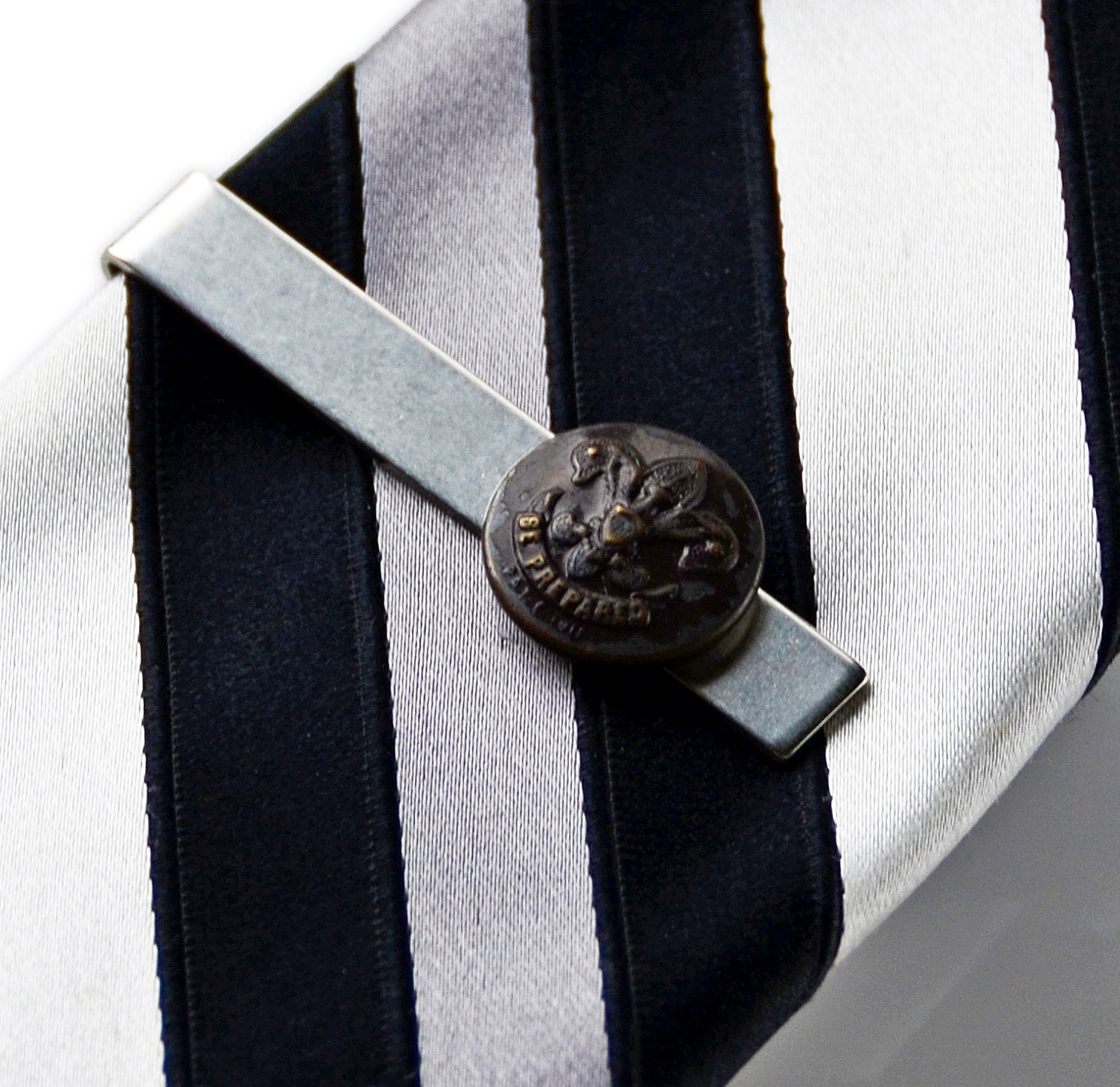 Vintage Boy Scout Button Tie Clip Tie Bar Tie Clasp