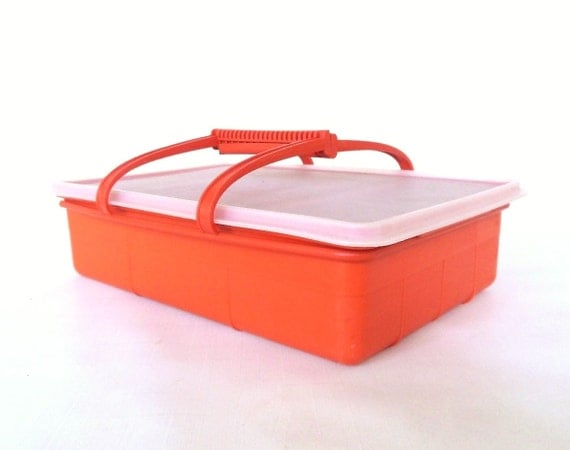 Tuppercraft Stow N Go Organizer Tupperware Sewing Box Money