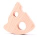 SALE - organic swiss cheese TEETHING TOY - all natural safe wooden fun for eco-babies, pretend picnic food