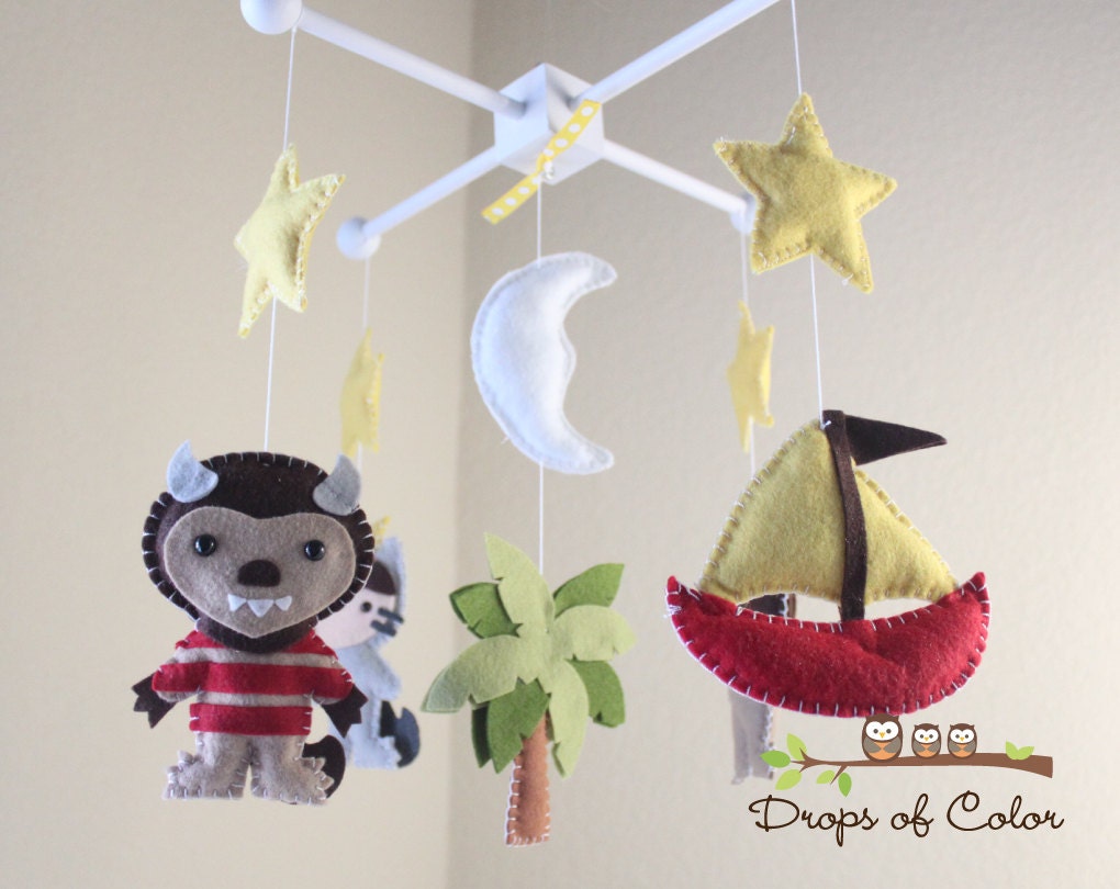 Baby Mobile Baby Crib Mobile Where the Wild Things Are