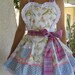 Love Birds and Powder Blue Birds in Flight Hostess Apron