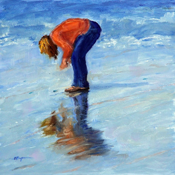 Beach Pick Up - Giclee