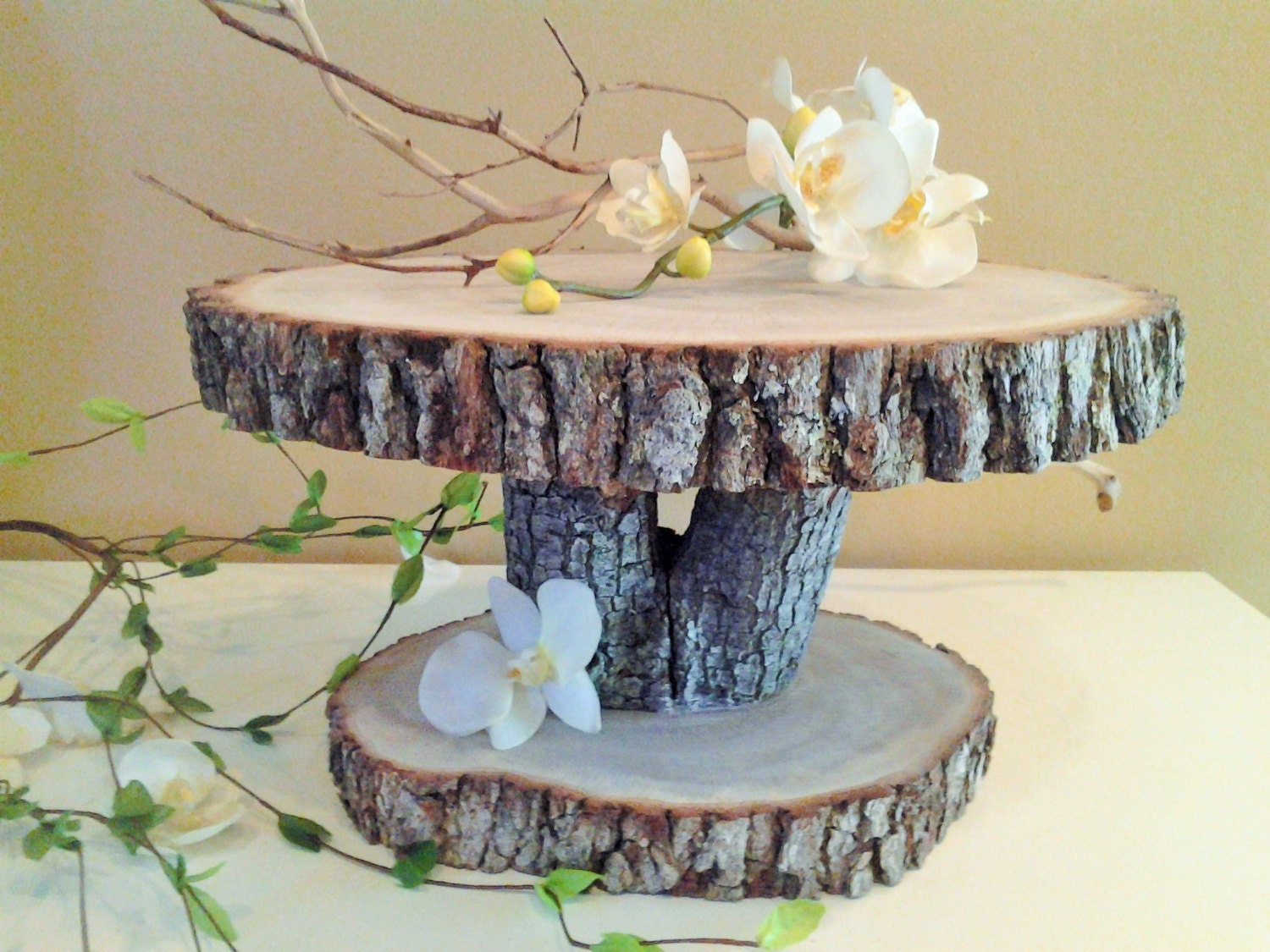 Rustic Wedding Cake Stands 2