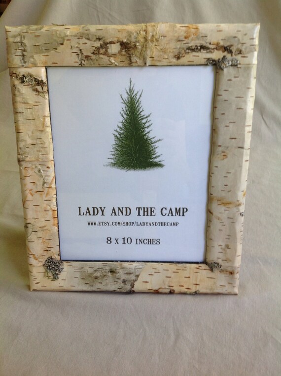 Maine Birch Bark Frame 8x10