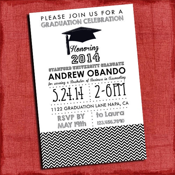 graduation-party-invitation-chevron-style-4x6-or-5x7-you