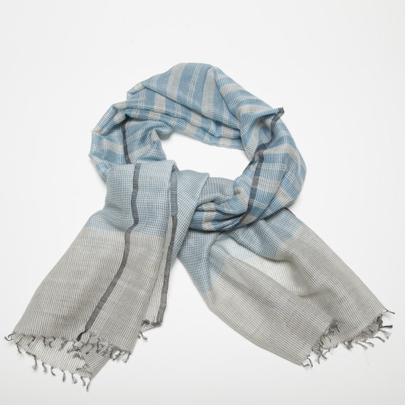 Handwoven Silk & Wool Mirage Handloom Scarf by IndigoHandloom