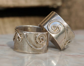 Tree of life mens wedding ring