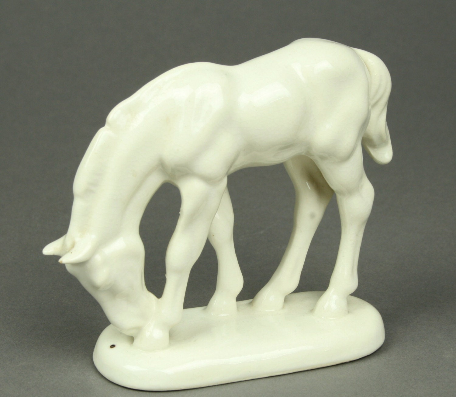 White Horse Figurine made in Japan