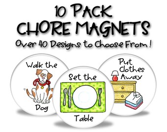 Chore Magnets - 10 Pack