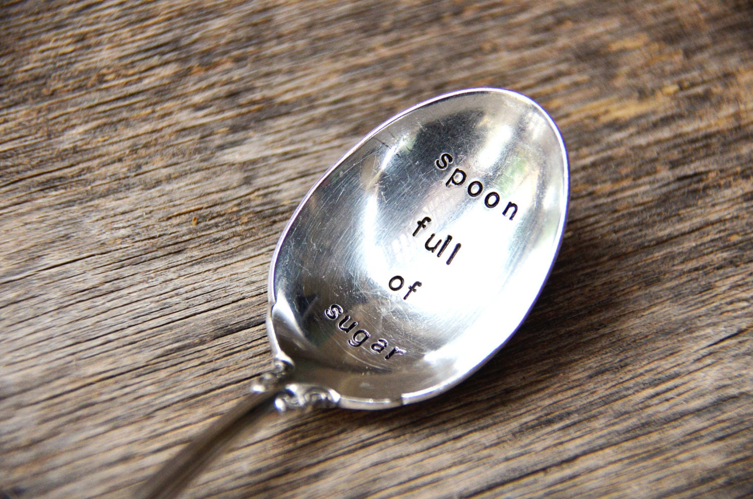 Spoon Full of Sugar sugar spoon upcycled spoon silver