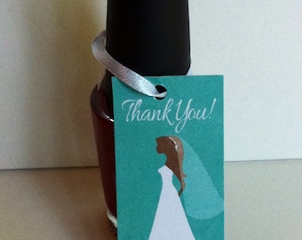 Bachelorette Party Favors//Nail Polish Favor//To A Lifetime of