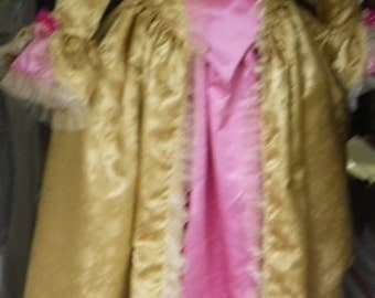 marie antoinette dress costume gown DAR with pannier made to your measurement choice of color