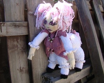 Pattern for Raggedy Baby Buttons Raggedy Lottie