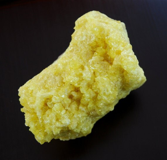 1.5lb. Yellow Crystal Sulphur Rough Specimen Brimstone by YayBeads
