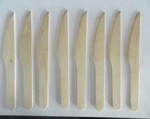 Wooden Knife Fork, Spoon, Takeaway Cutlery. Disposable Biodegradable Environmentally Friendly Food Cutlery Concept Image643114618 - View #4