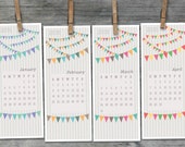 2015 Printable Calendar, Instant Download, Pendant Design, PDF, Digital File, PRINTABLE, D.I.Y. Il_170x135