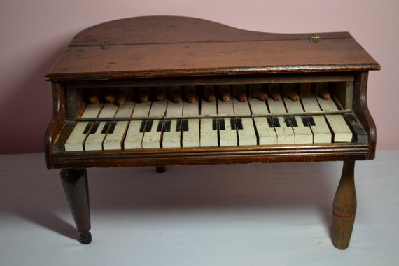 antique toy piano