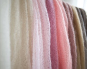 Newborn mohair wrap Knit stretch wrap Photography blanket Knit baby wrap Newborn wrap Stretching wraps Mohair wrap Newborn photography prop