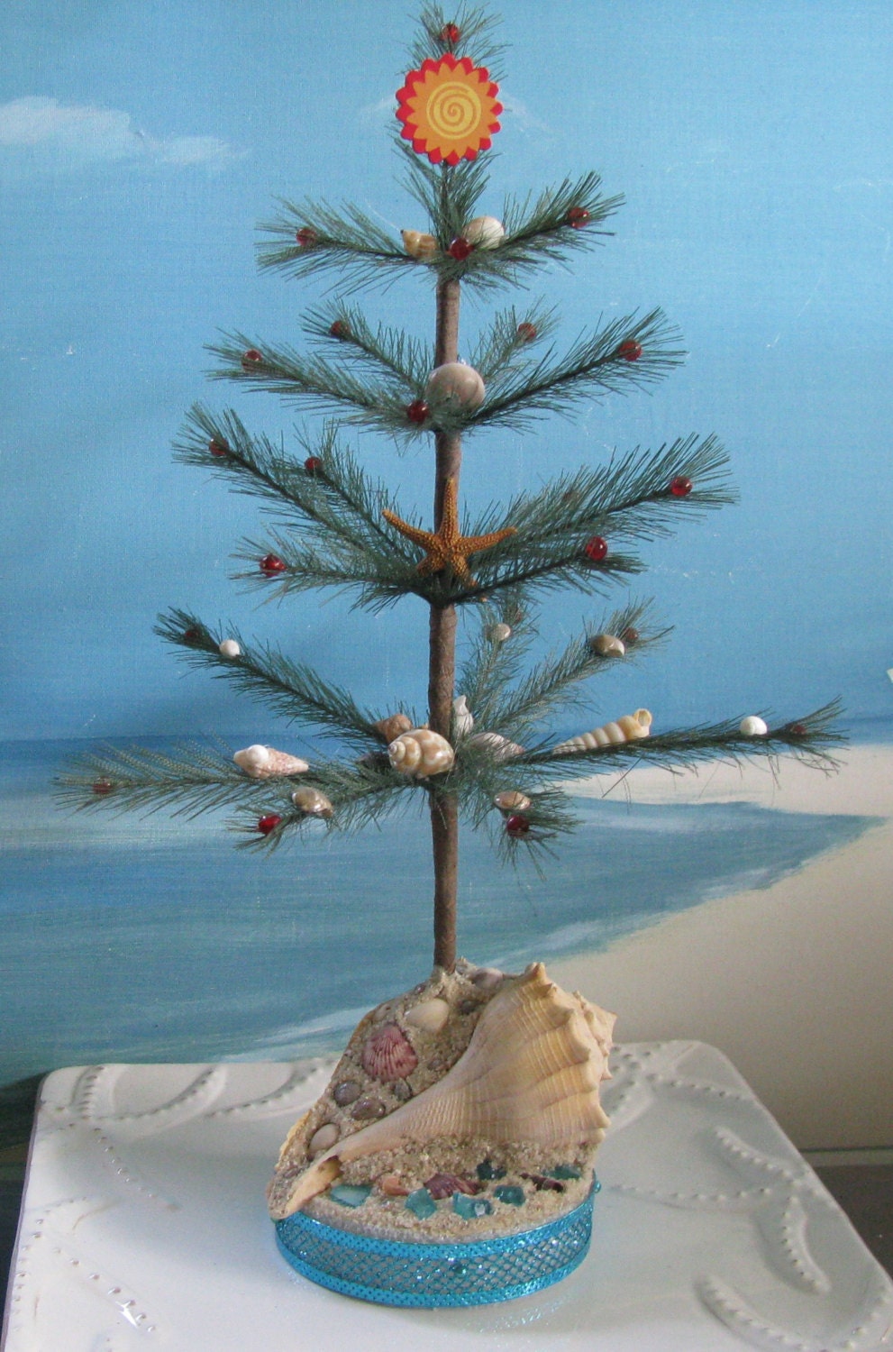 conch shell christmas tree tabletop seashell christmas tree conch shell christmas tree tabletop seashell christmas tree